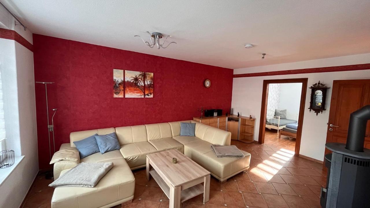 Ferienwohnung Am Bodetal Mit Wallbox Fuer E-Auto ターレ エクステリア 写真