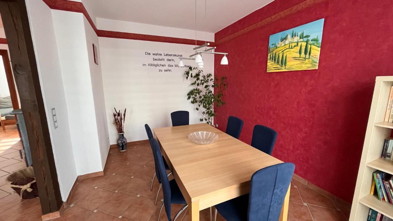 Ferienwohnung Am Bodetal Mit Wallbox Fuer E-Auto ターレ エクステリア 写真