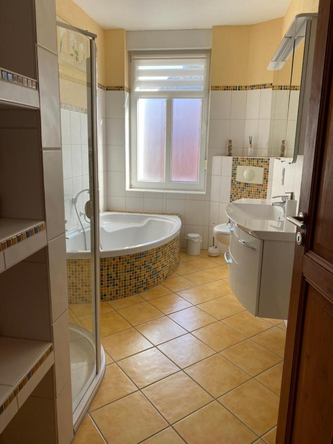 Ferienwohnung Am Bodetal Mit Wallbox Fuer E-Auto ターレ エクステリア 写真