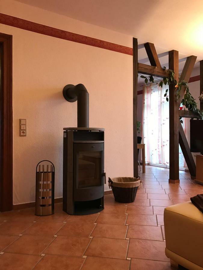 Ferienwohnung Am Bodetal Mit Wallbox Fuer E-Auto ターレ エクステリア 写真